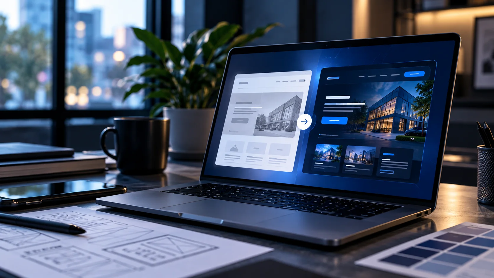 Rediseño profesional de una página web empresarial